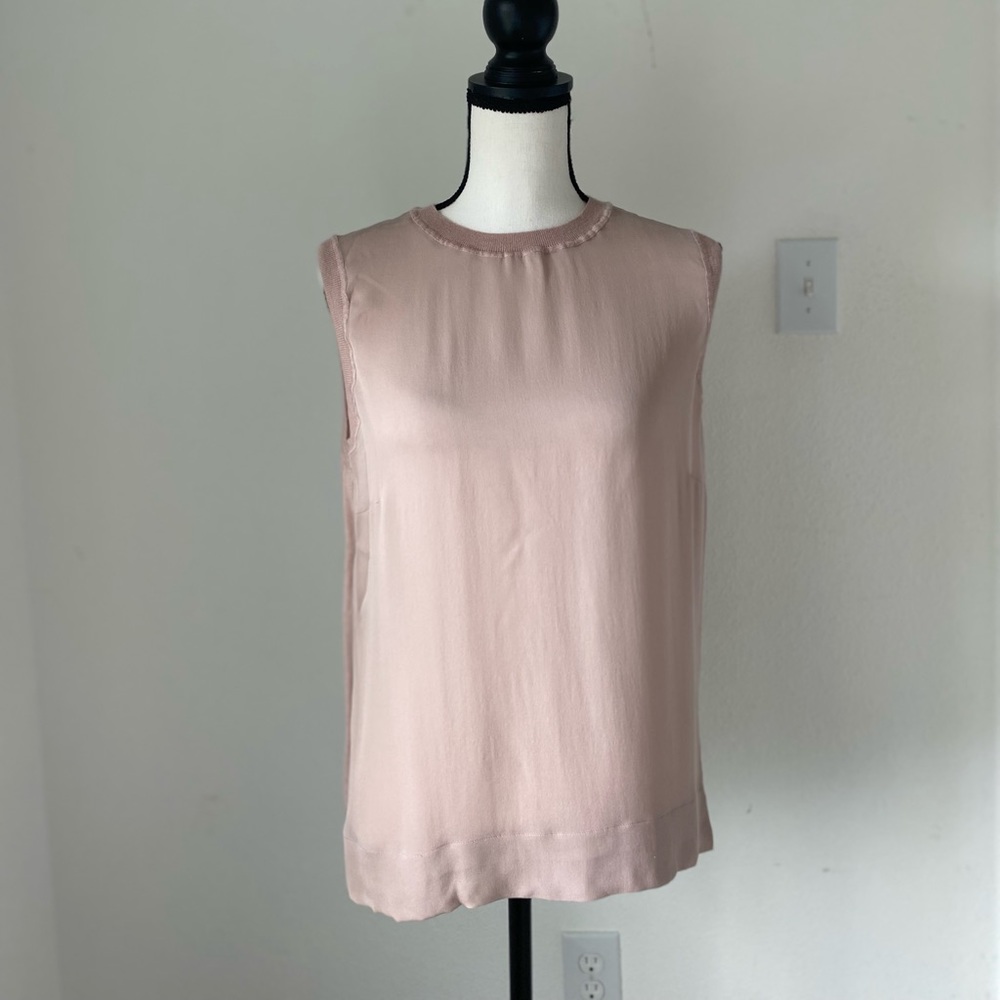 Ralph Lauren Purple Label Pink Silk TopSize Large